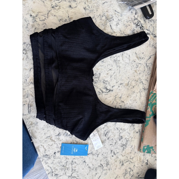 Women's Eclipse Black Swimsuit M - Picture 2 of 6